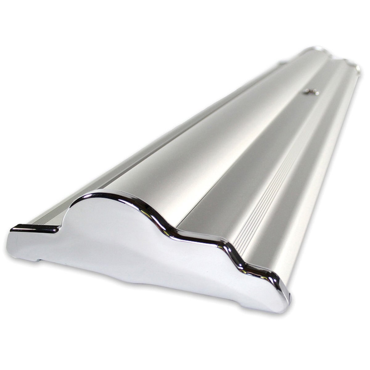 48 in. SilverStep Tabletop Retractable Banner Stand — Hardware Only